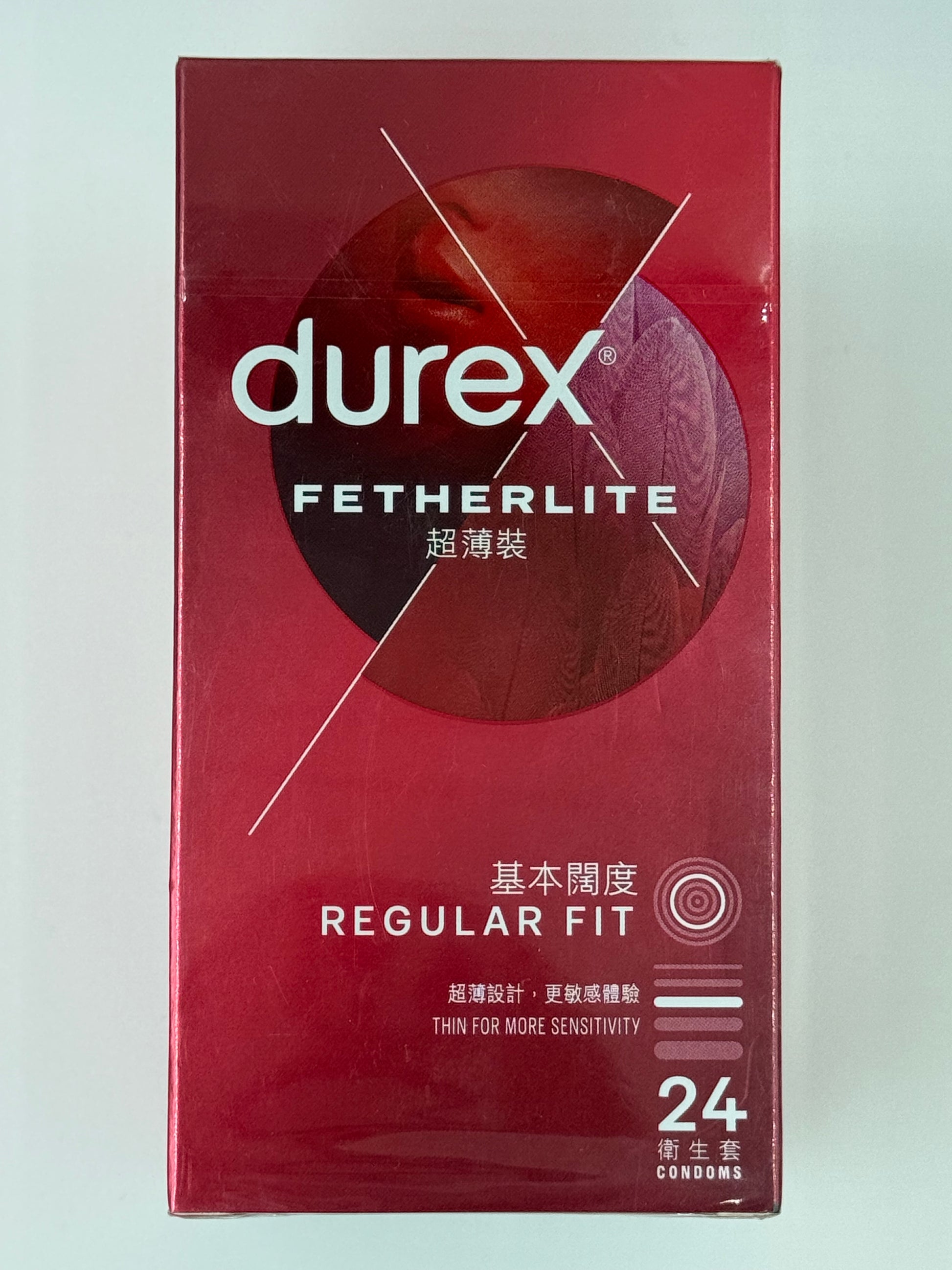 杜蕾斯 超薄裝安全套 24'S DUREX FETHERLITE 24'S