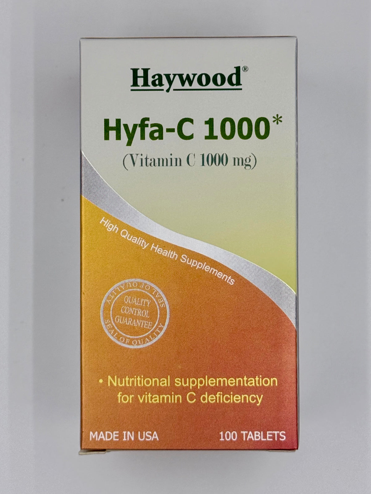Haywood美國希活 維他命C 1000mg (100粒)