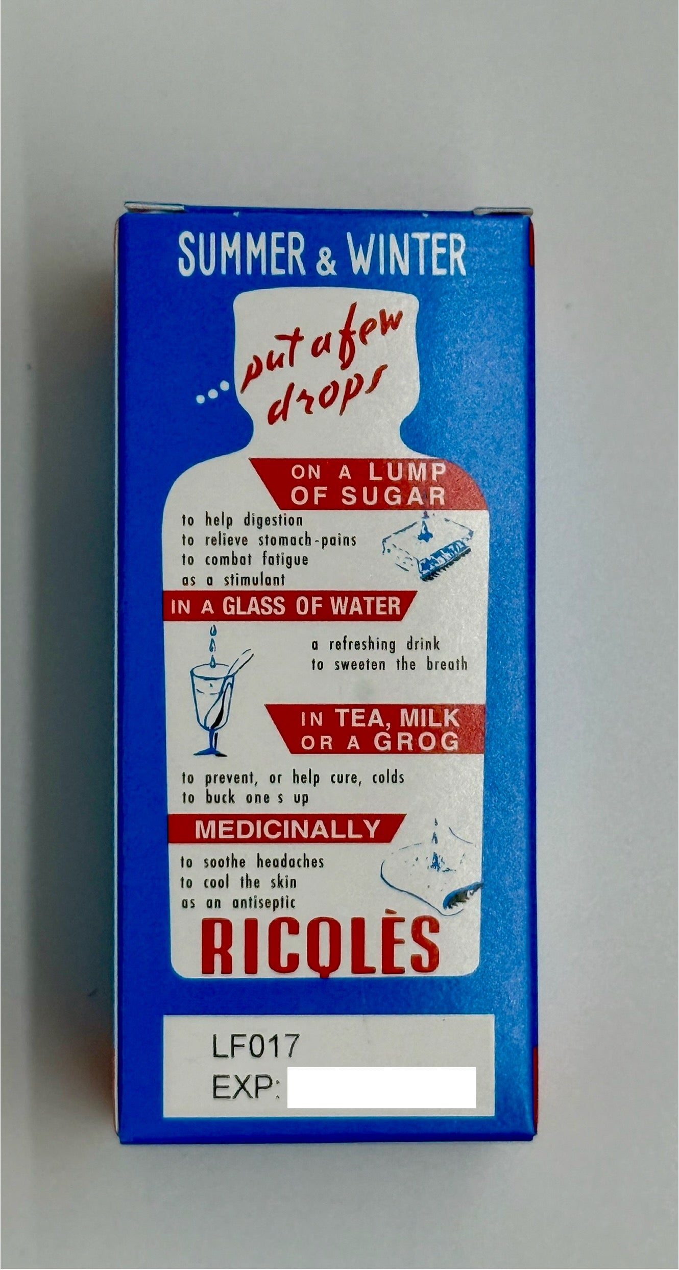 法國雙飛人藥水 RICQLES 50ML