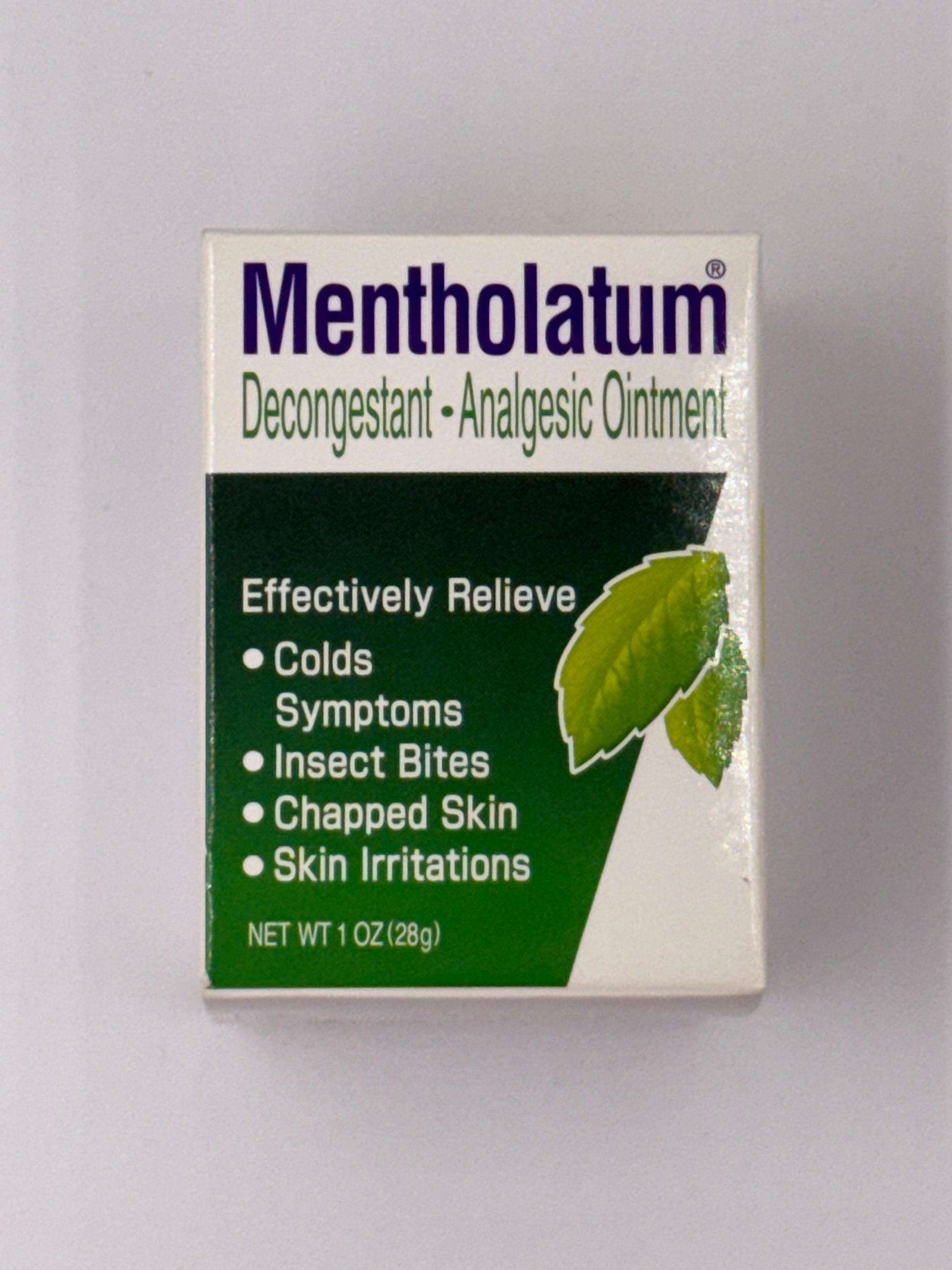 曼秀雷敦薄荷膏 (1OZ=28克) MENTHOLATUM OINTMENT 1OZ JAR (28G)
