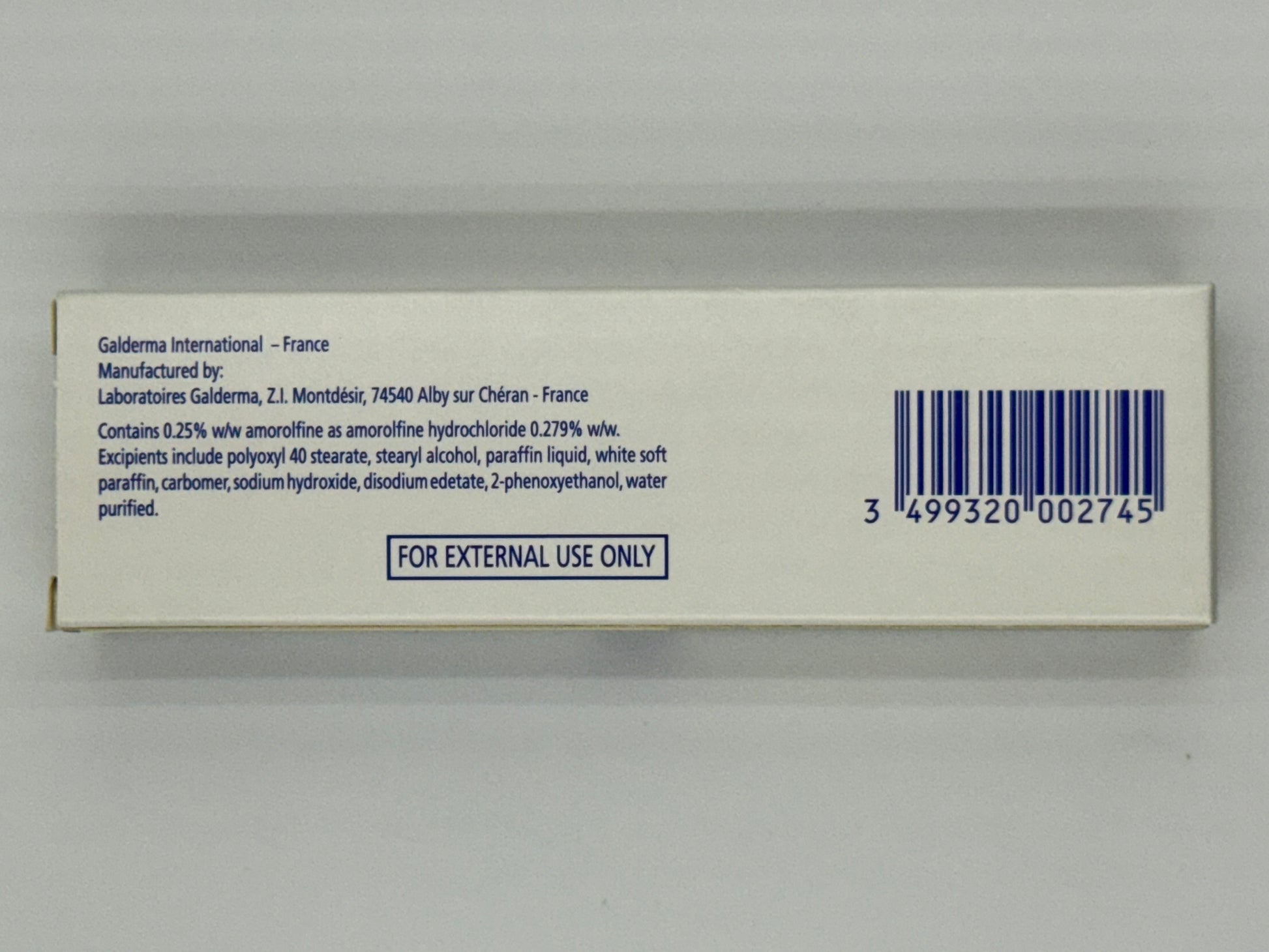 羅霉樂膏 0.25% (20G) LOCERYL CREAM 0.25% (20G)