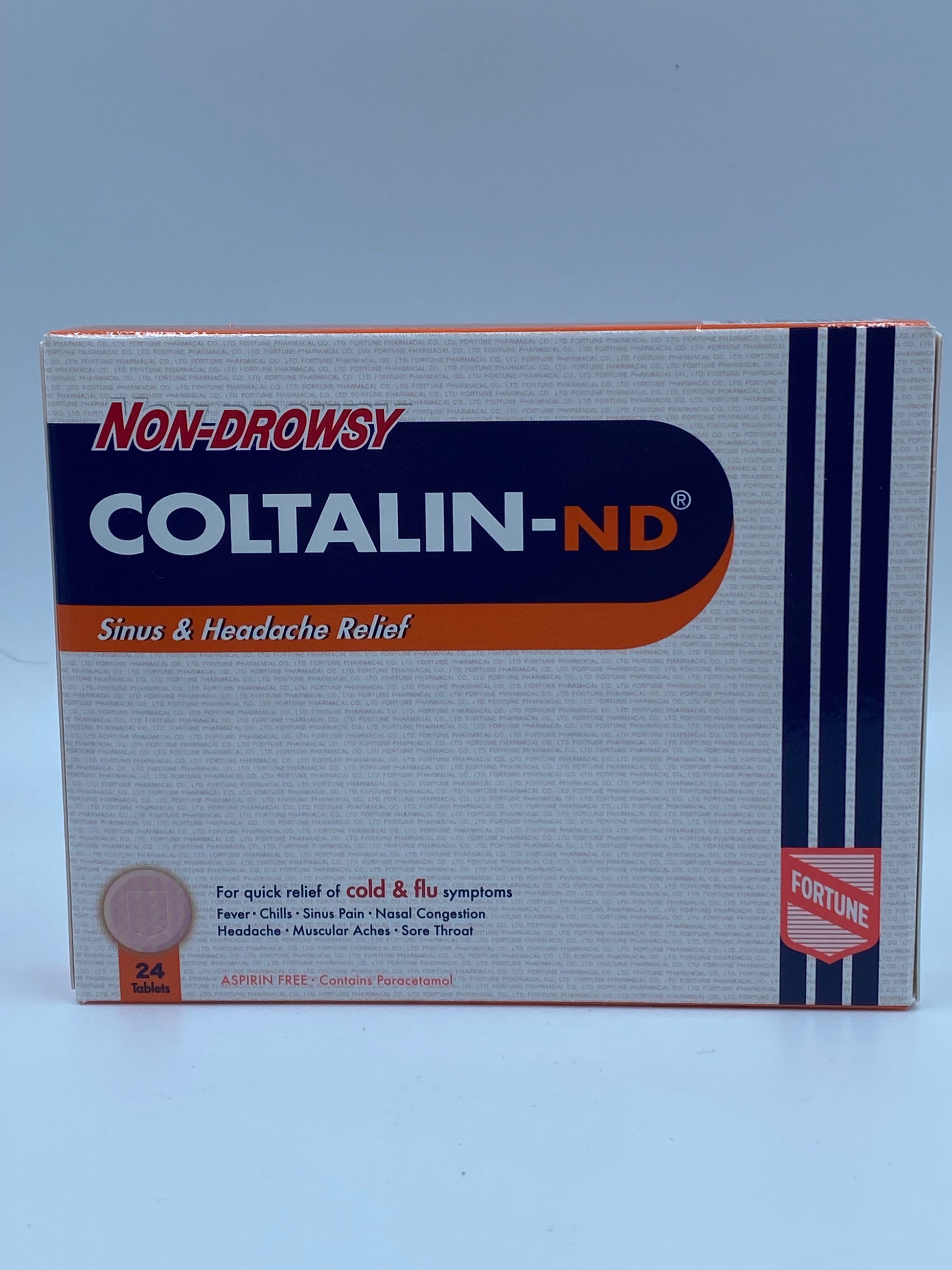 幸福 傷風素 無睡意 (24粒) FORTUNE COLTALIN-ND (24'S)