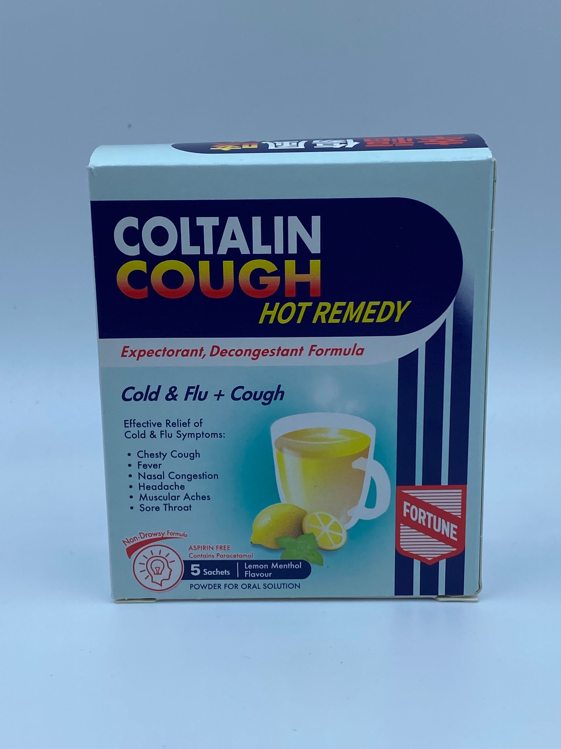 幸福傷風咳熱飲 COLTALIN COUGH HOT REMEDY 5'S