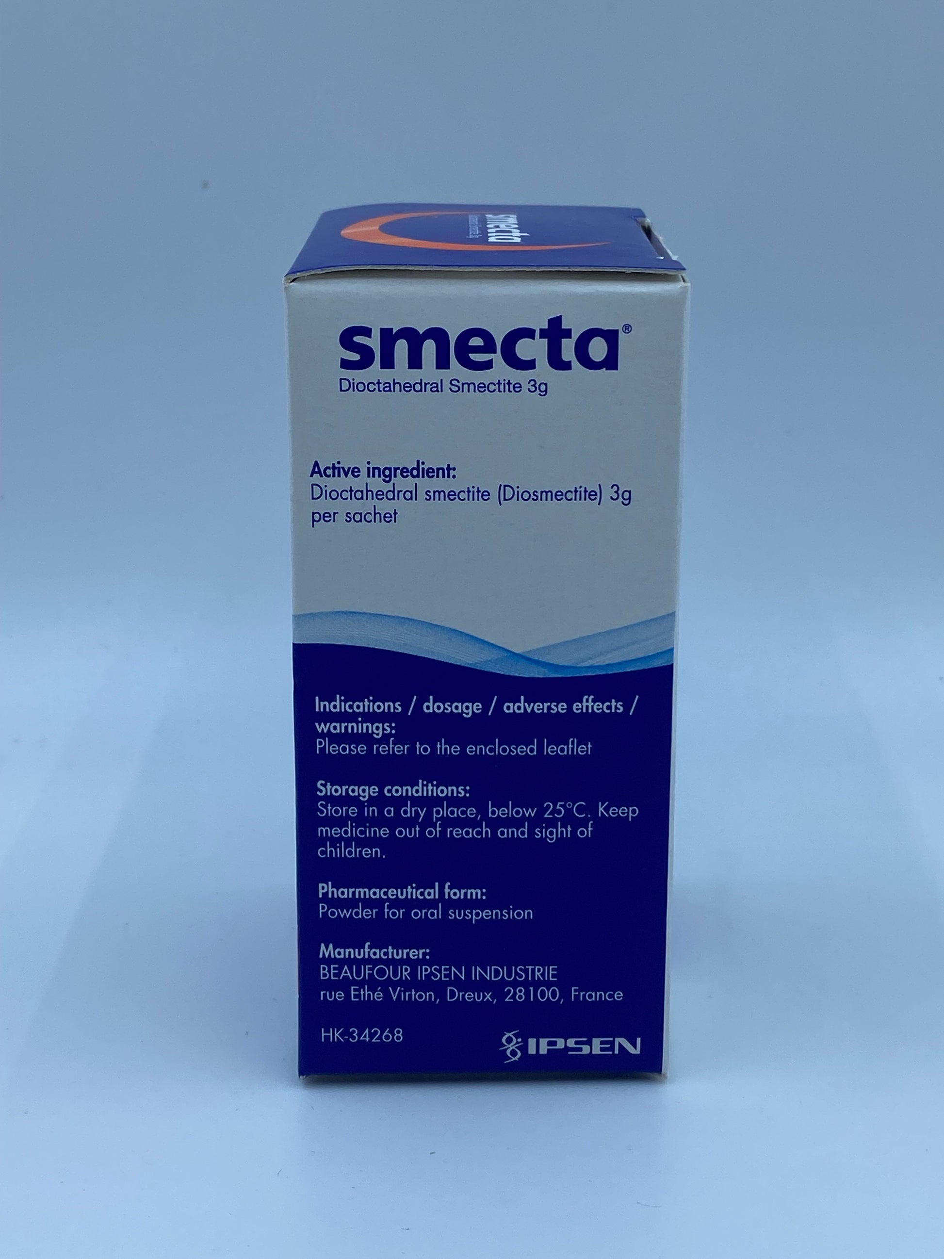 思密達Smecta 蒙脫石散 (香橙-雲呢拿味) 10包