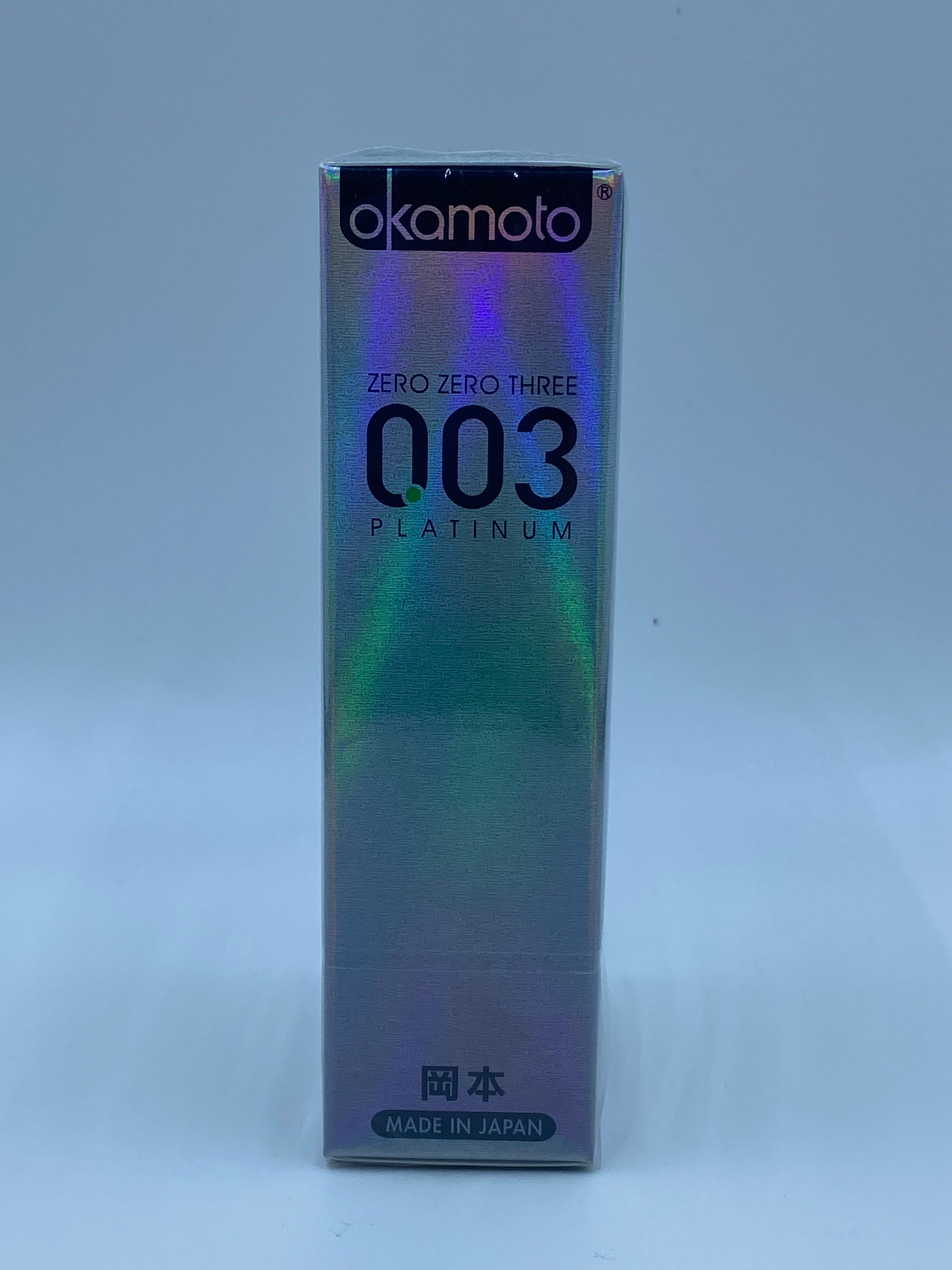 岡本0.03白金超薄安全套（銀盒）10'S OKAMOTO 0.03 PLATINUM