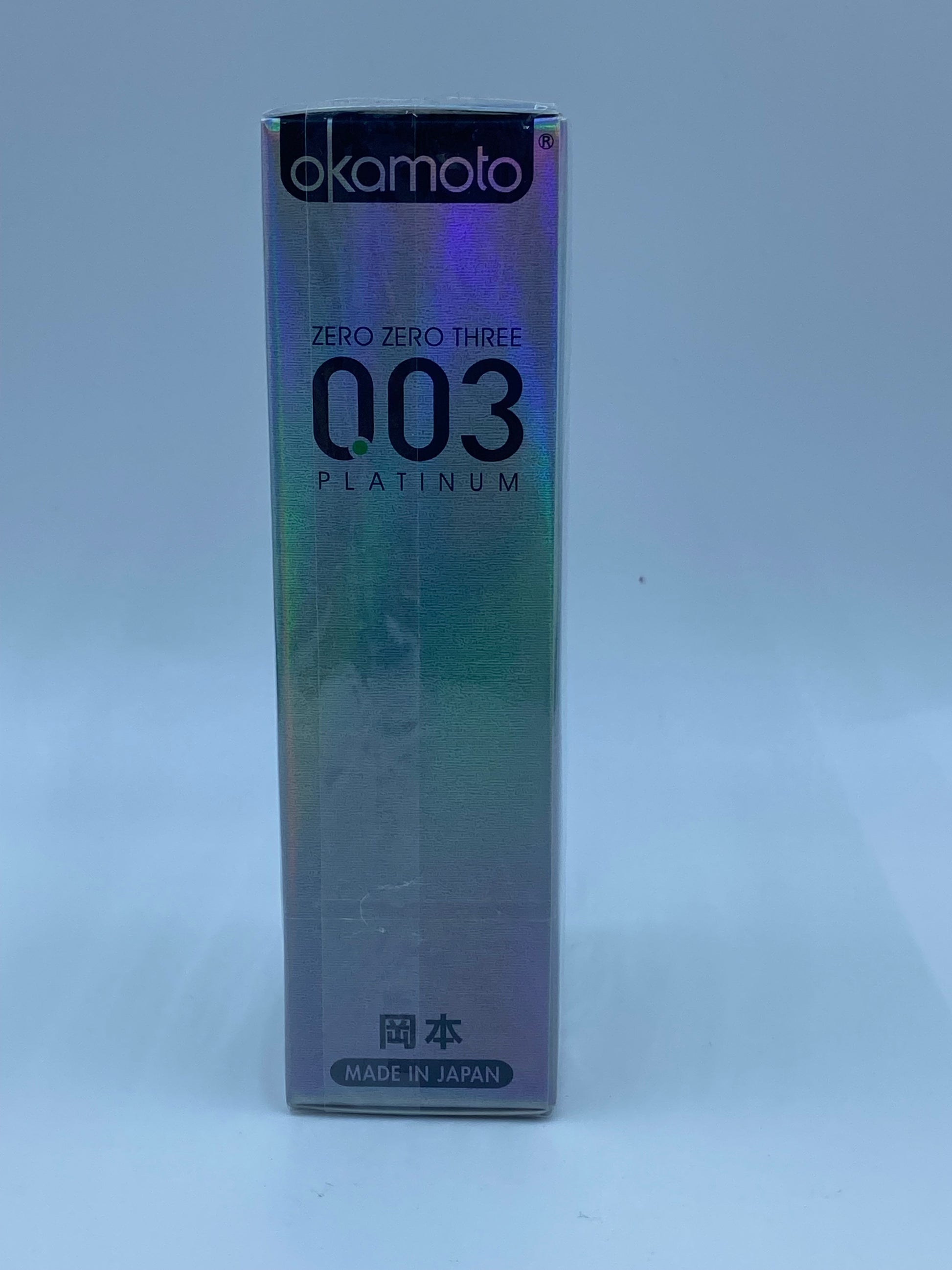 岡本0.03白金超薄安全套（銀盒）10'S OKAMOTO 0.03 PLATINUM