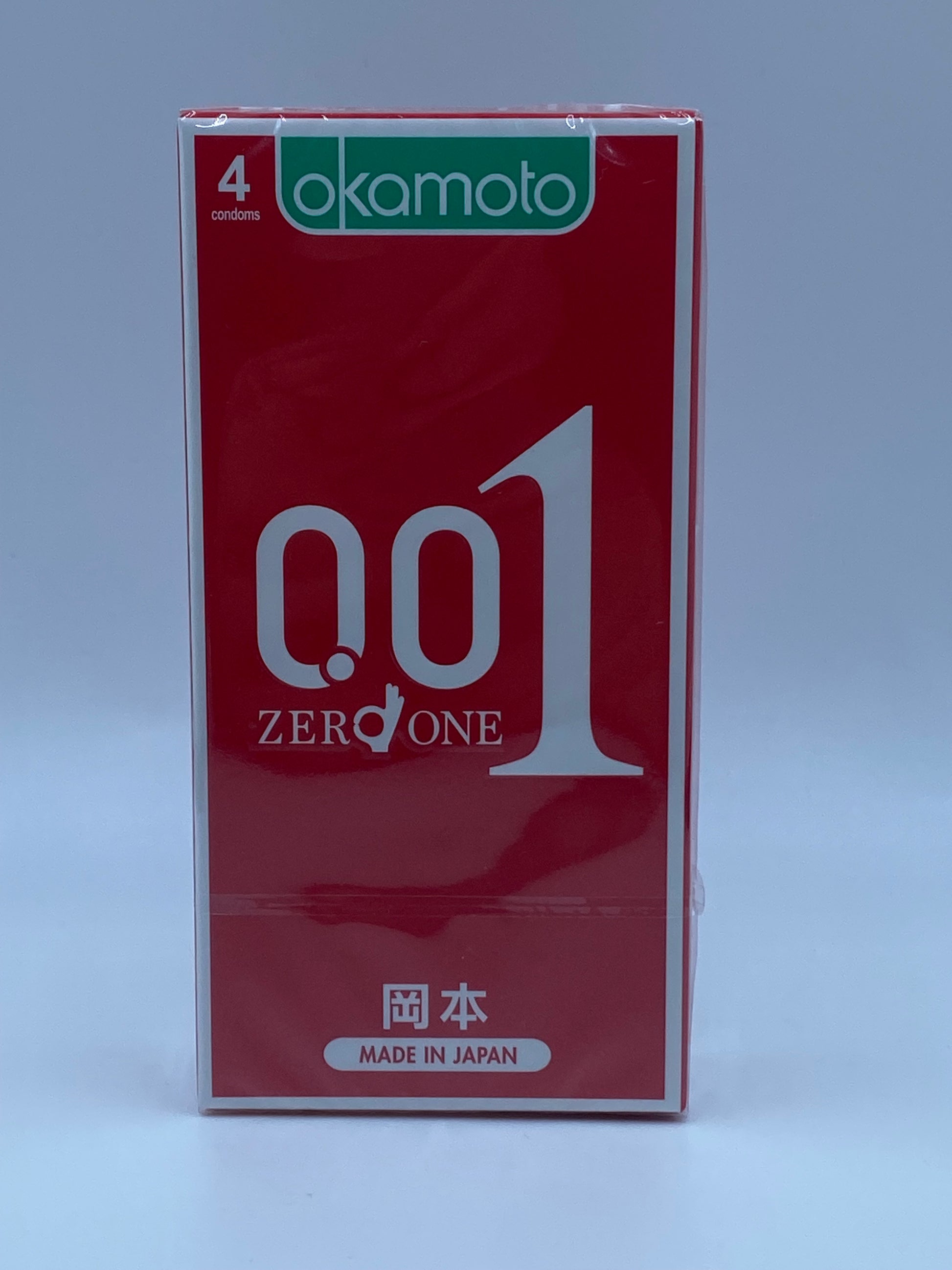 岡本0.01水性聚氨酯安全套4'S（紅盒） OKAMOTO 0.01 HYDRO POLYURETHANE 4'S