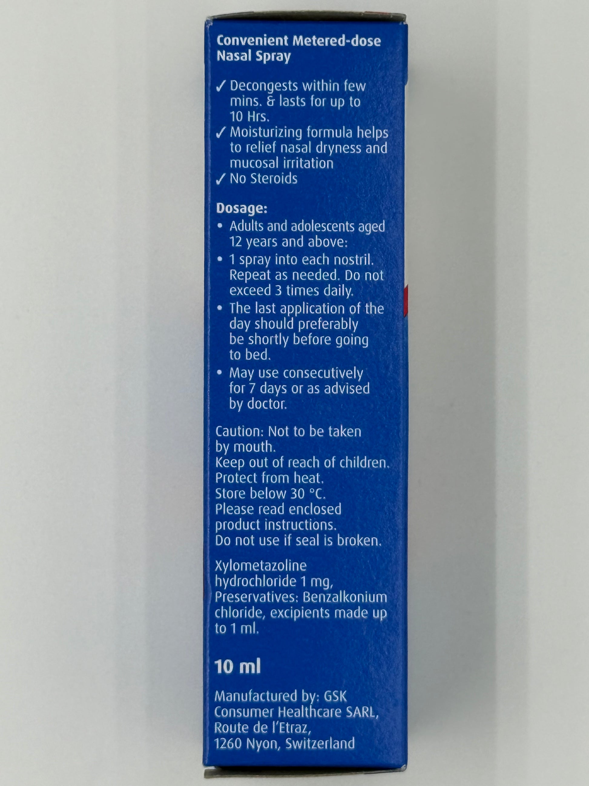 安鼻靈成人定量 噴鼻劑 10ML OTRIVIN ADULTS MD COLDNASAL SPRAY 0.1% 10ML
