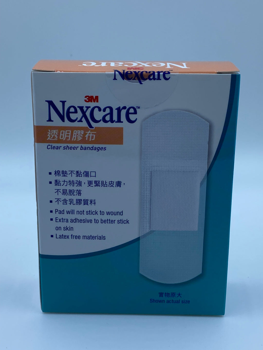 3M NEXCARE 透明膠布 CLEAR SHEER BANDAGES 20'S