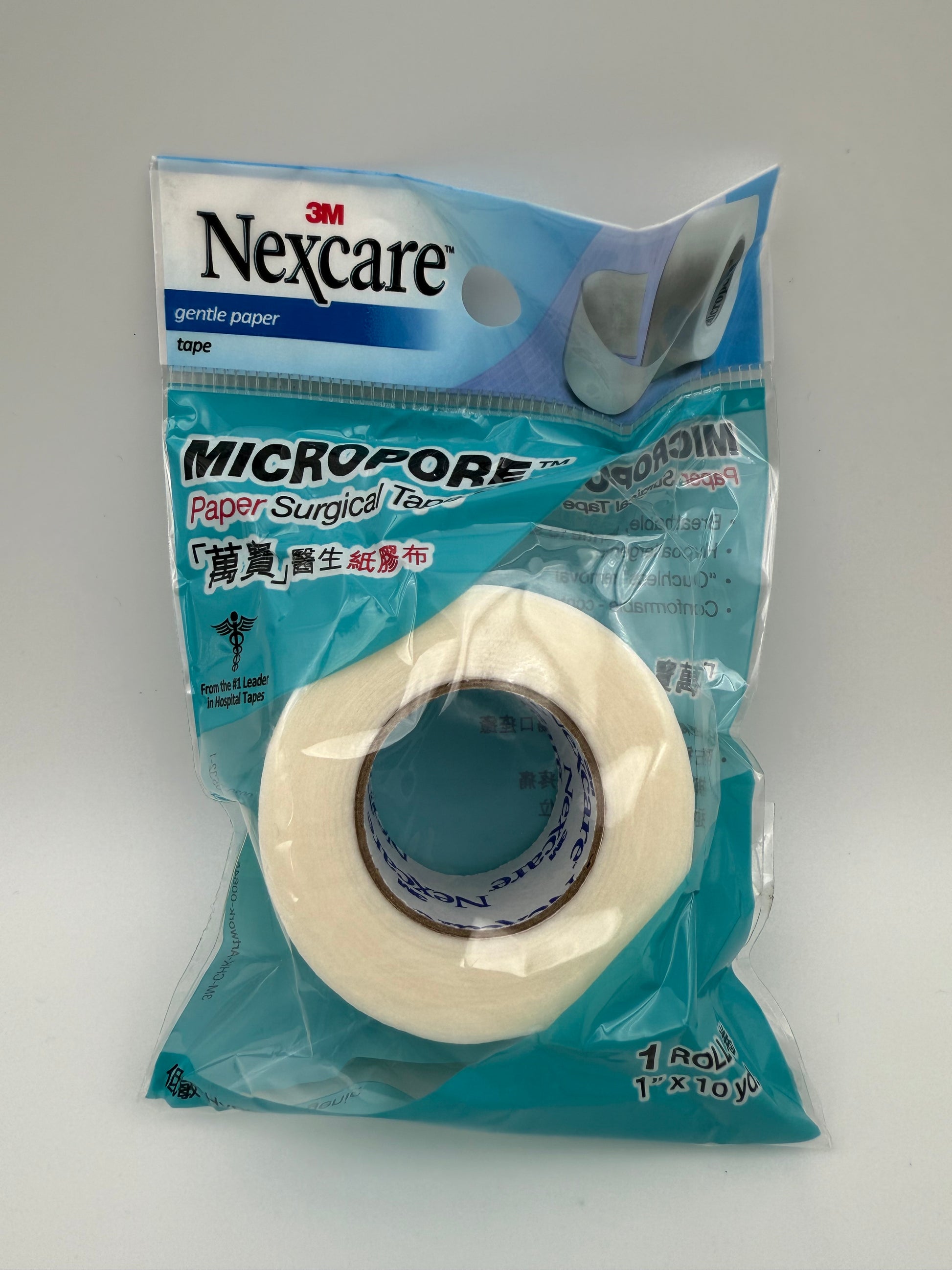 萬寶醫生紙膠布 (1吋) NEXCARE MICROPORE PAPER SURGICAL TAPE (1")