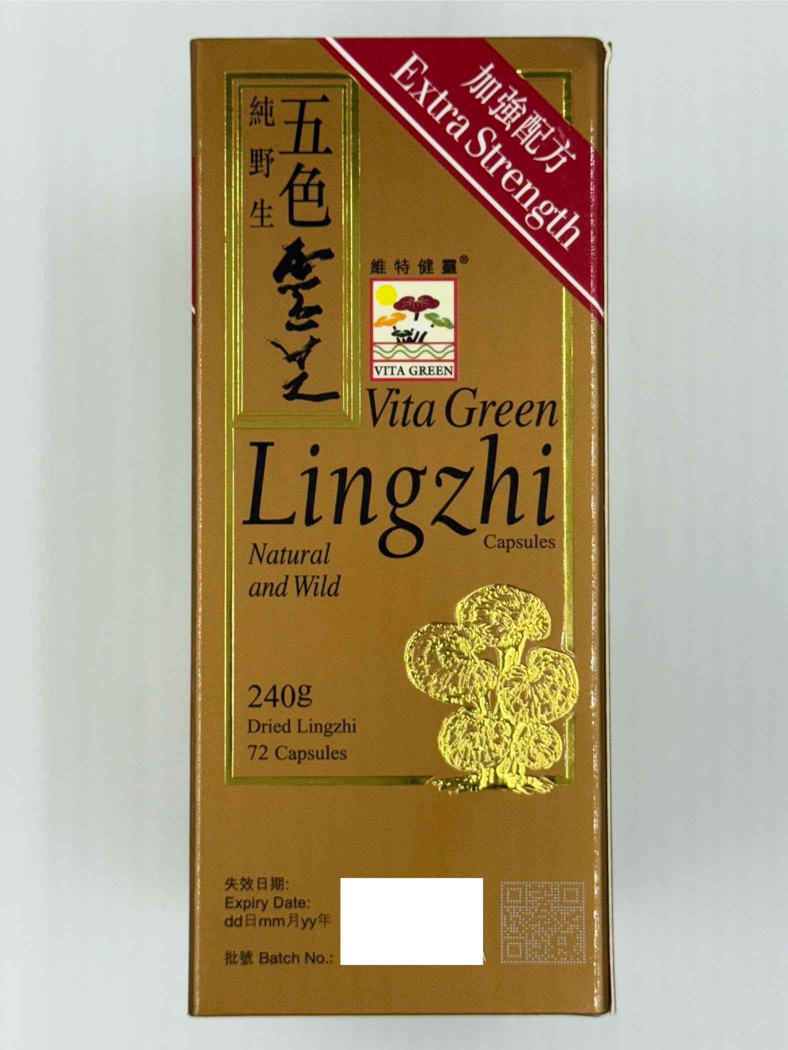 維特健靈五色靈芝 240粒 VITA GREEN LINGZHI