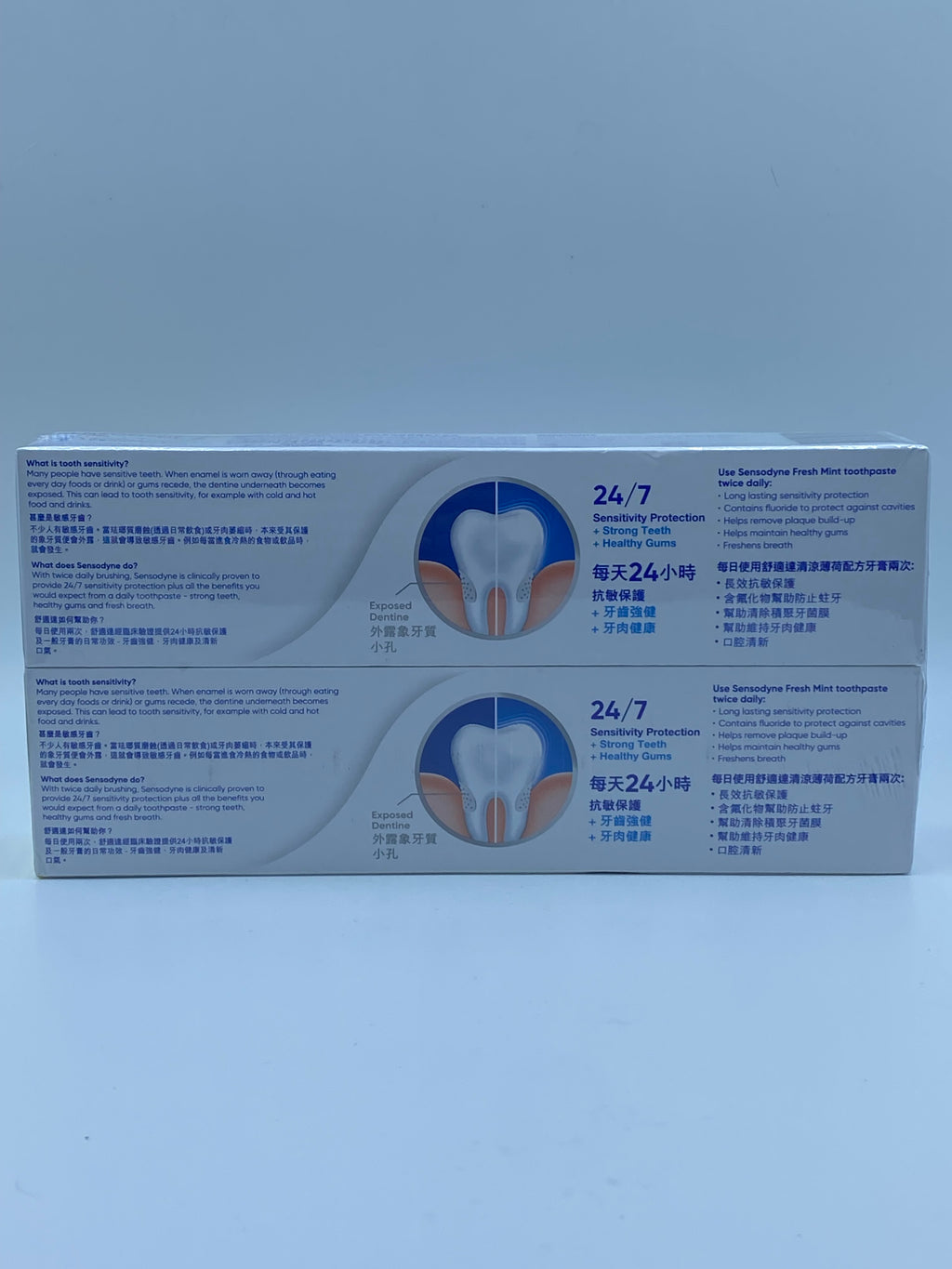 舒適達清涼薄荷加大孖裝160gX2 SENSODYNE TOOTHPASTE 160G X 2