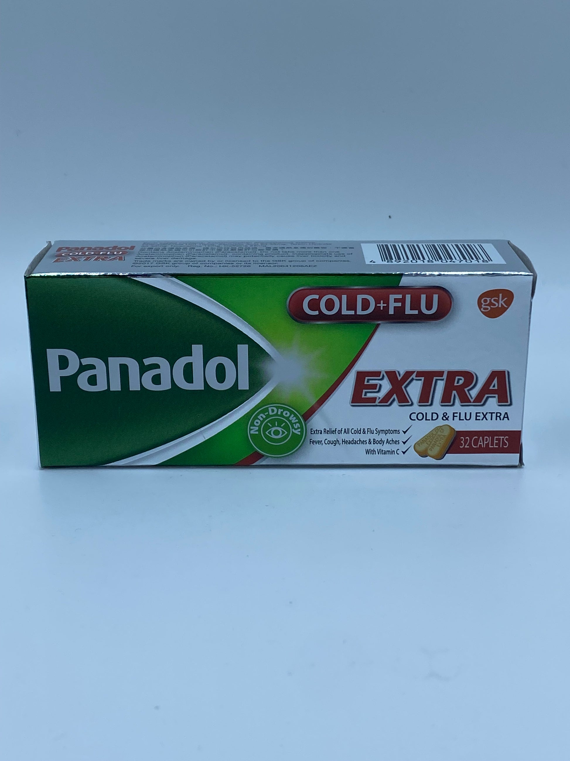 必理痛傷風感冒特強 (32粒) PANADOL COLD & FLU EXTRA (32'S)