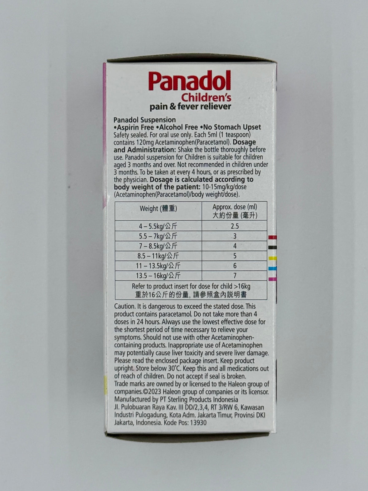 必理痛 兒童退燒止痛藥水 (60ml)