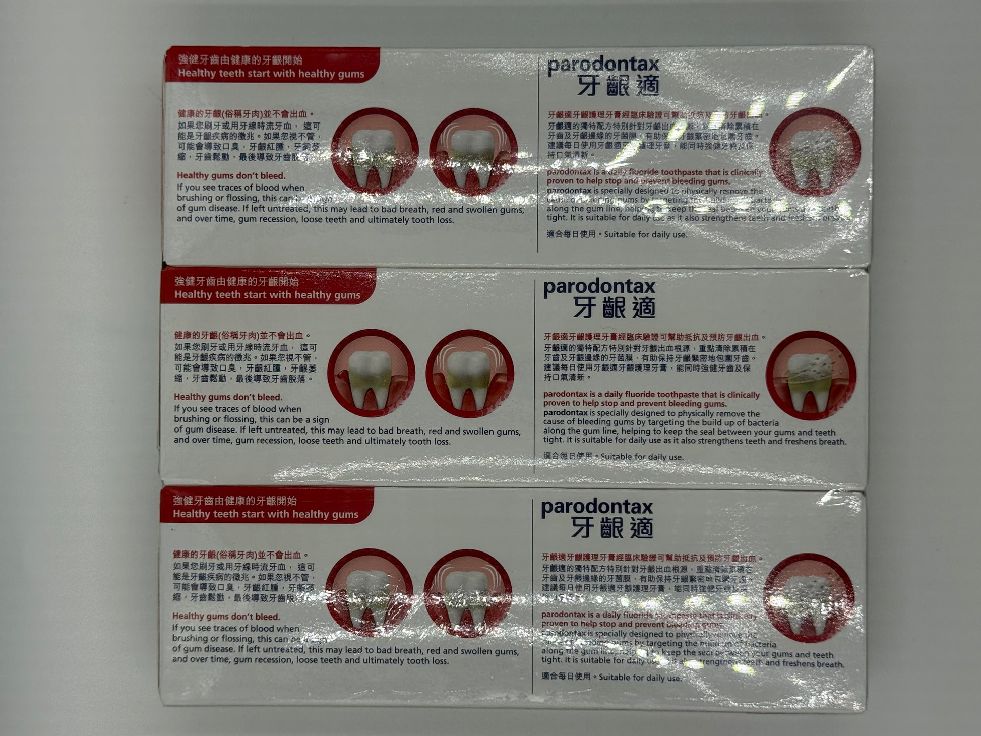 牙齦適原味 3支裝 PARODONTAX ORIGINAL 90gX3