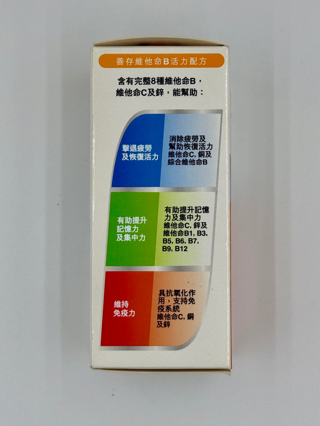 善存 維他命B活力配方 蘊含維他命C及鋅 (60粒)