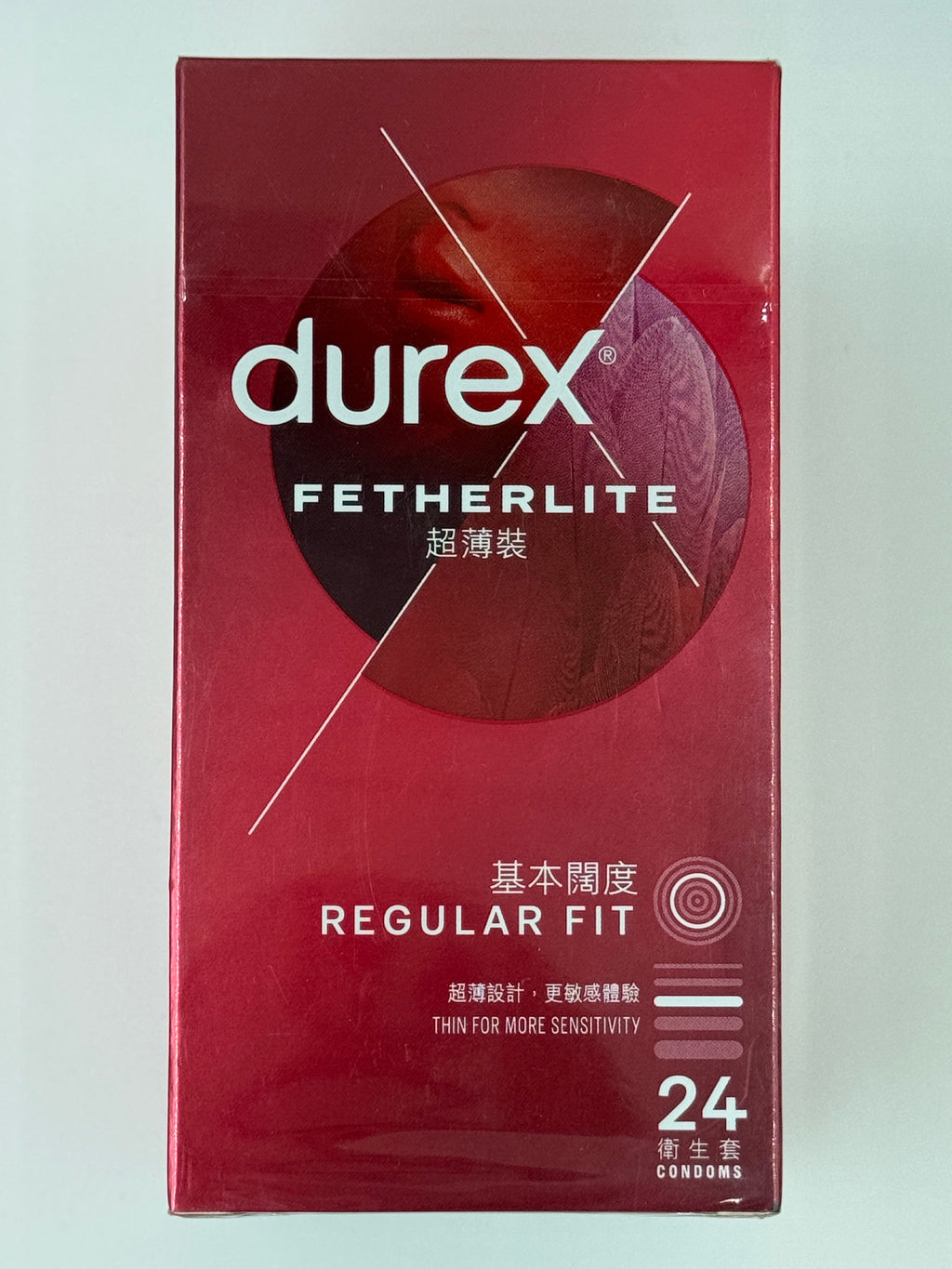杜蕾斯 超薄裝安全套 24'S DUREX FETHERLITE 24'S
