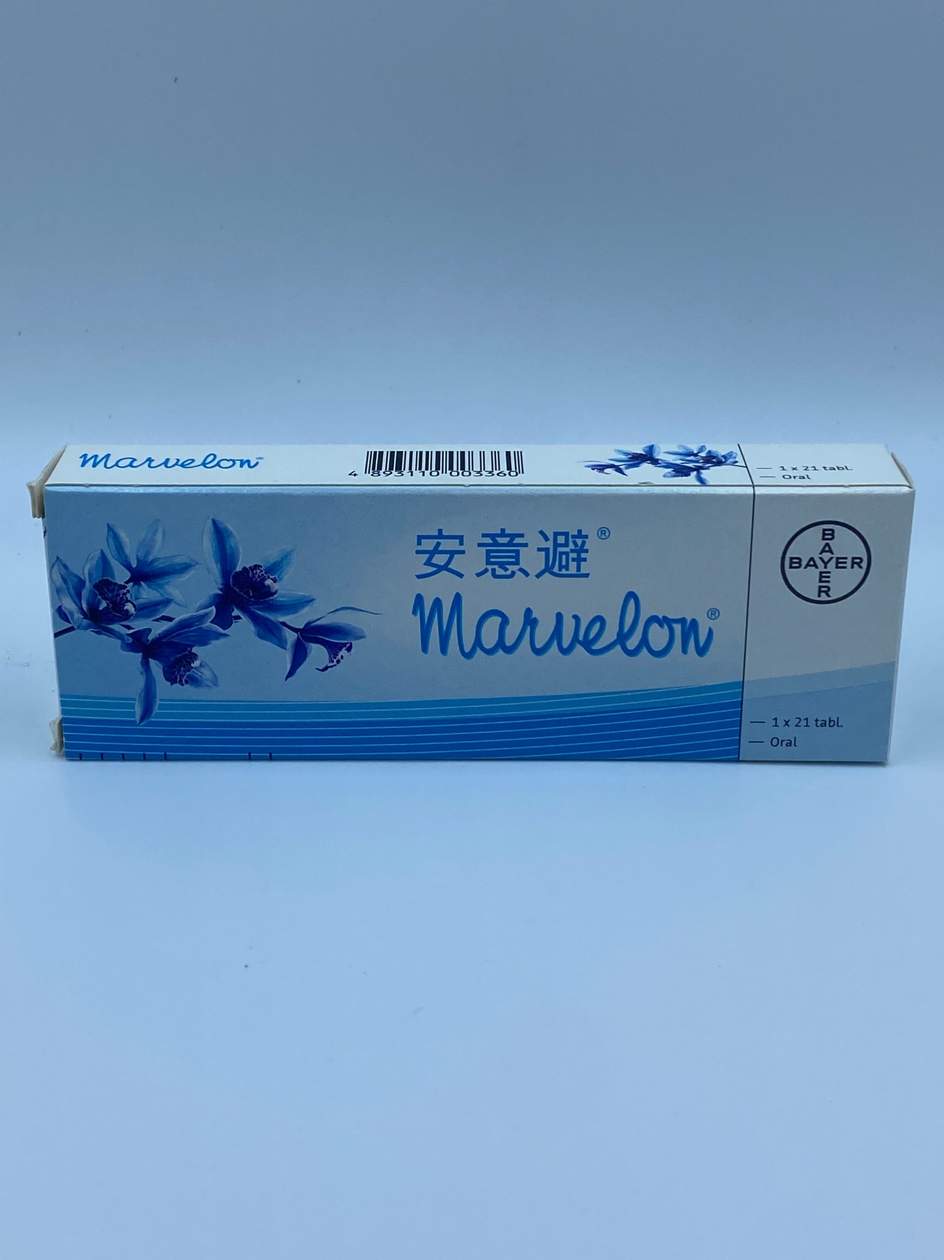Marvelon (Desogestrel and Ethinylestradiol) 21 Tablets
