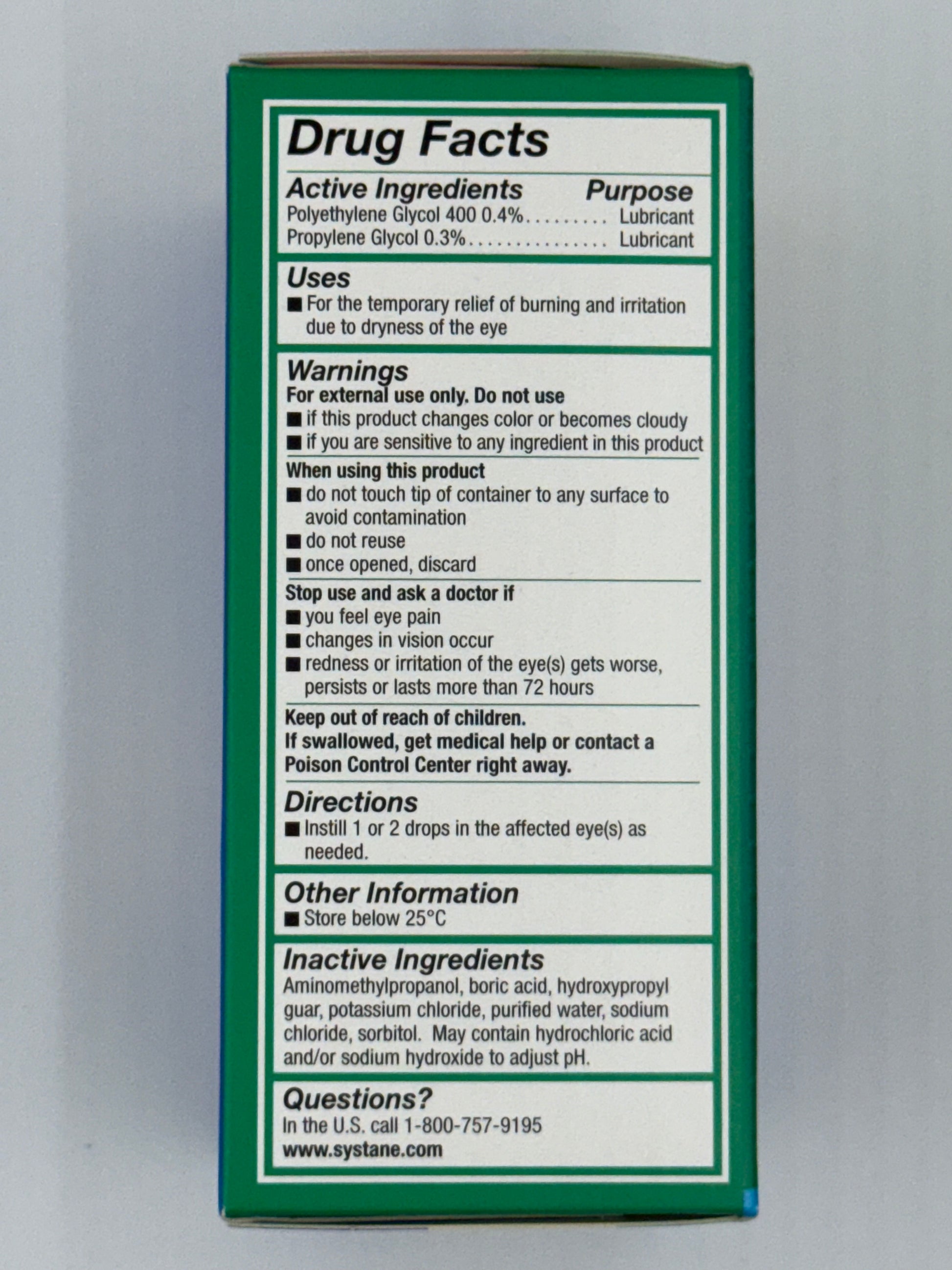 ALCON 適然人工淚液 0.5ML (24支裝) ALCON SYSTANE LUBRICANT EYE DROPS (24 X 0.5ML)