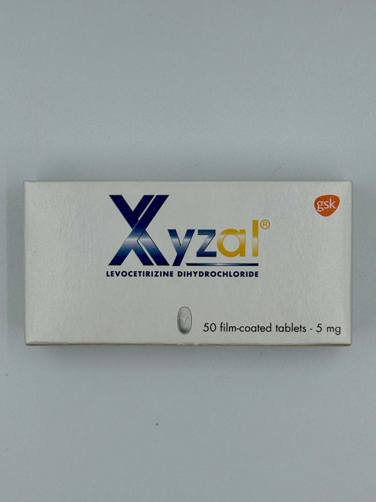 GSK Xyzal Levocetirizine Dihydrochloride-5mg (50 粒)