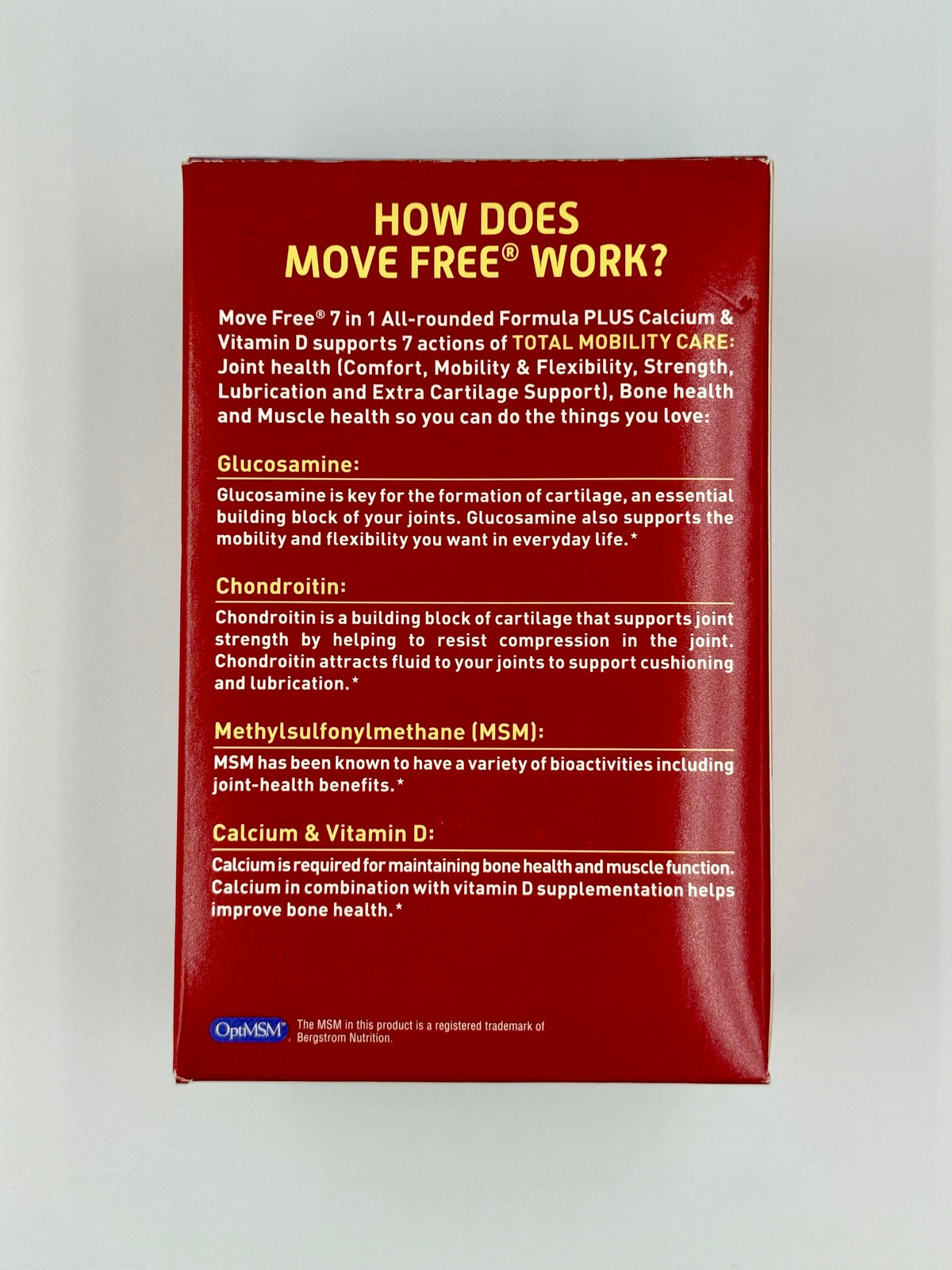 Move Free益節 7合1 關節全效配方 補骨健肌 (240粒)