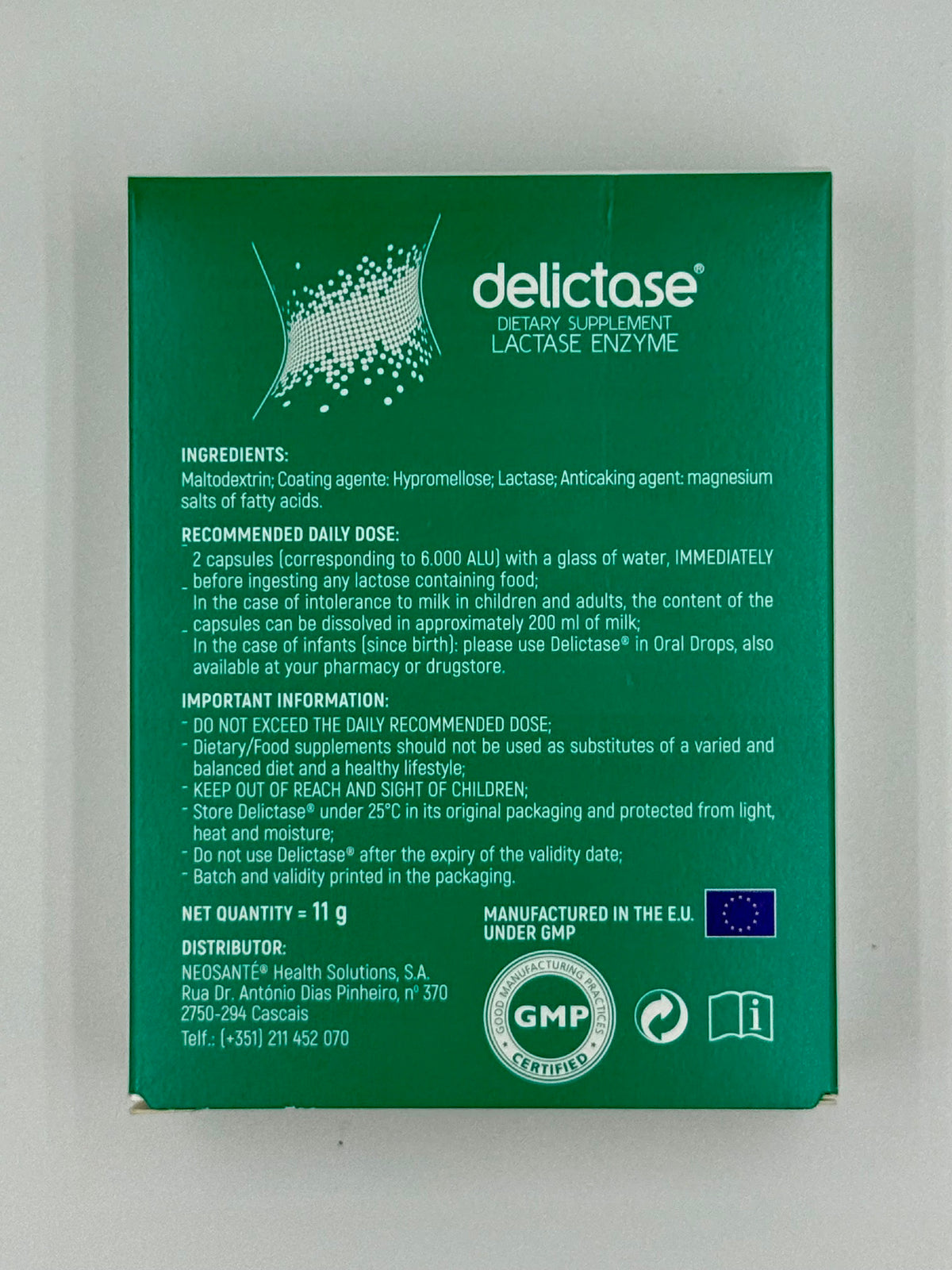 Delictase 哥力迪復配乳糖酶 (30粒)