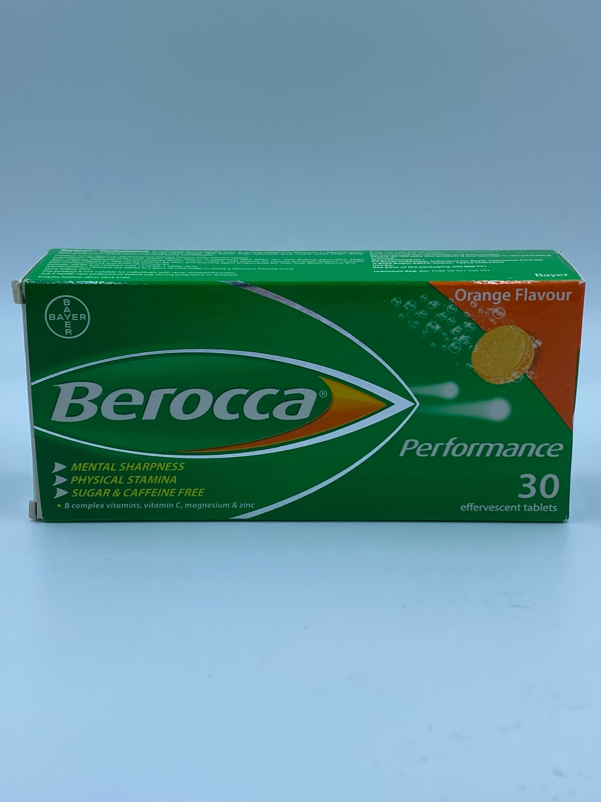 寶力加 橙味水溶片30片裝  BEROCCA PERFORMANCE 30'S