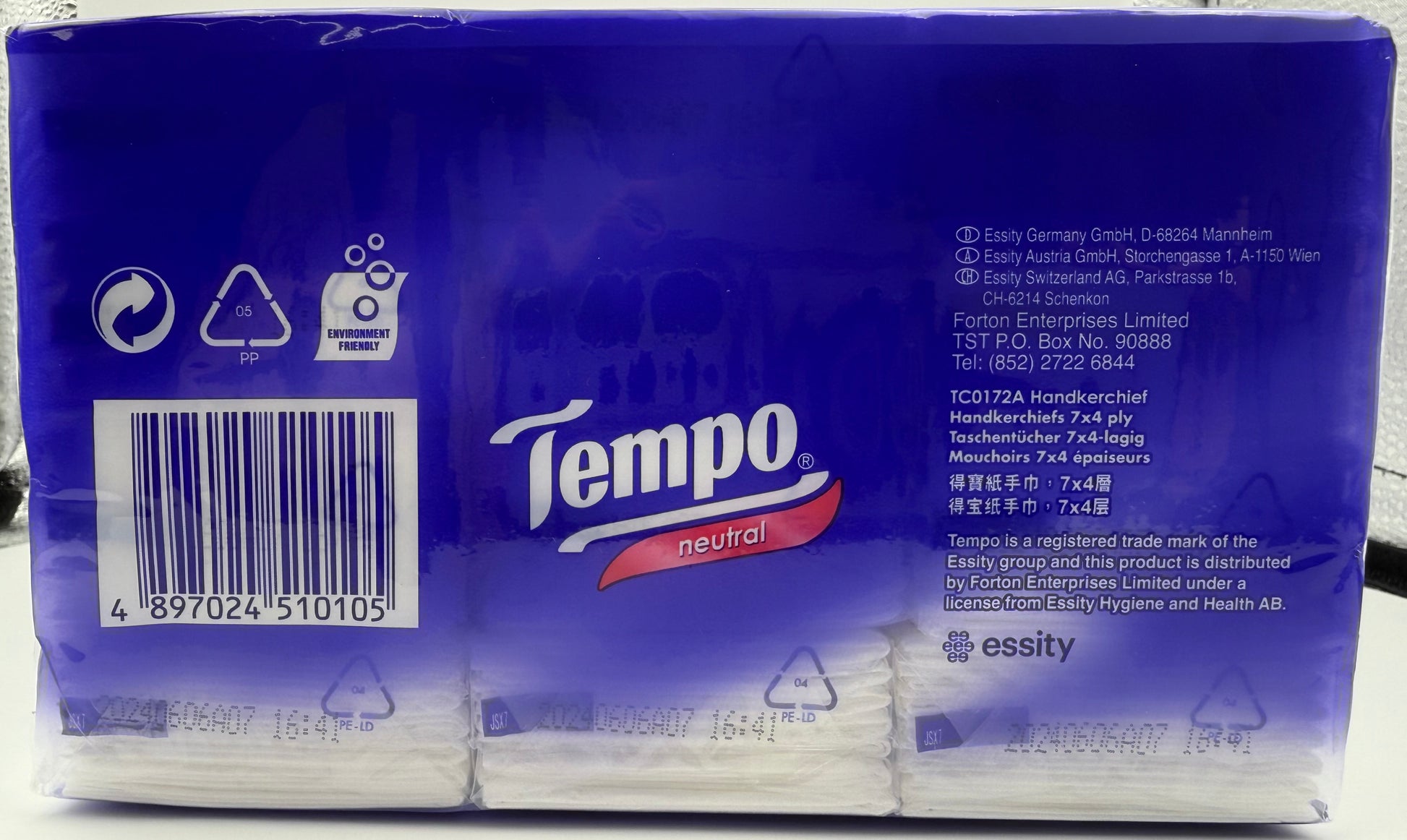 TEMPO得寶 原味36包裝  TEMPO  36 BAG NEUTRAL