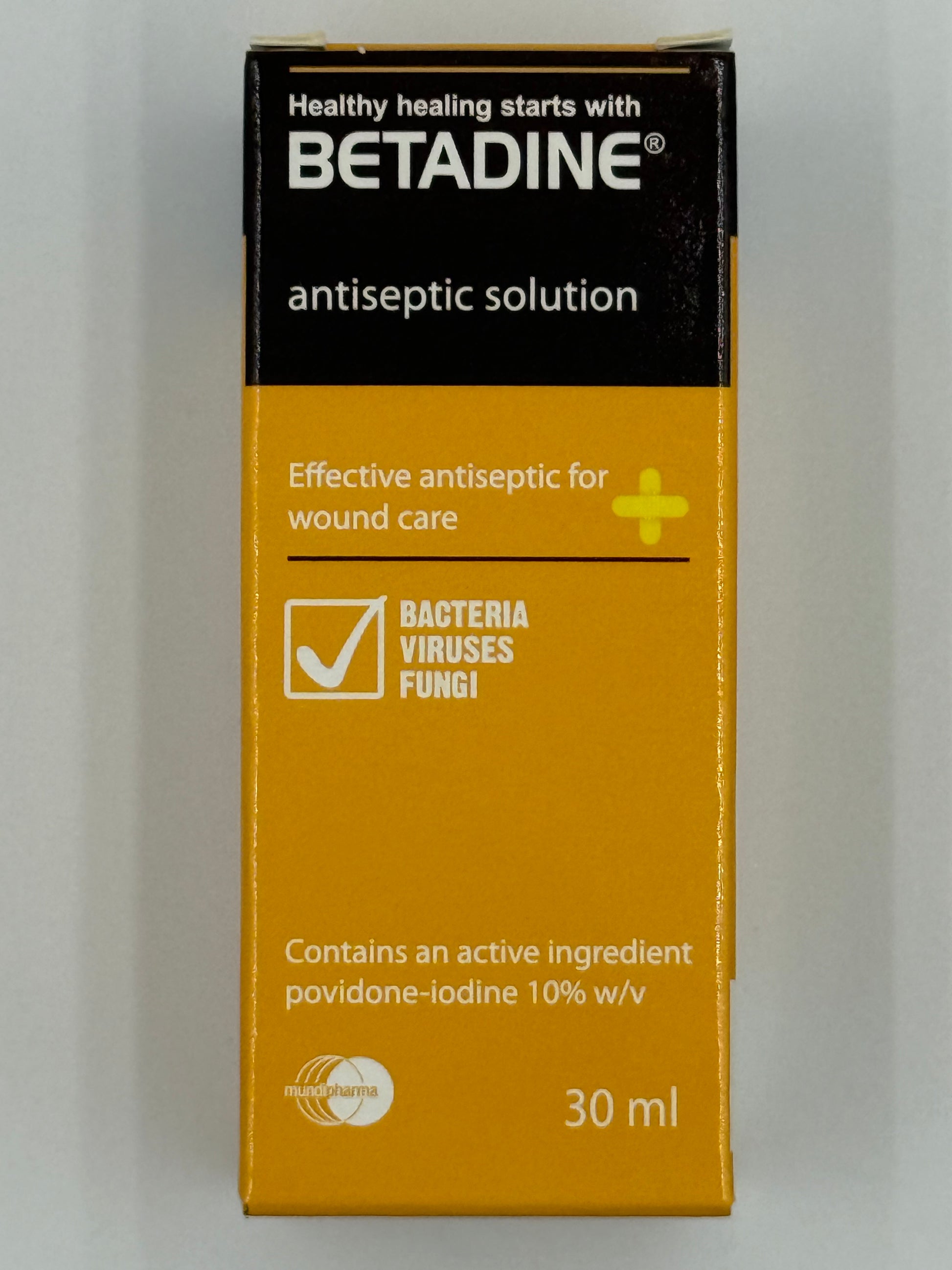 必妥碘傷口殺菌液30ml BETADINE ANTISEPTIC SOLUTION LIQUID 30ML