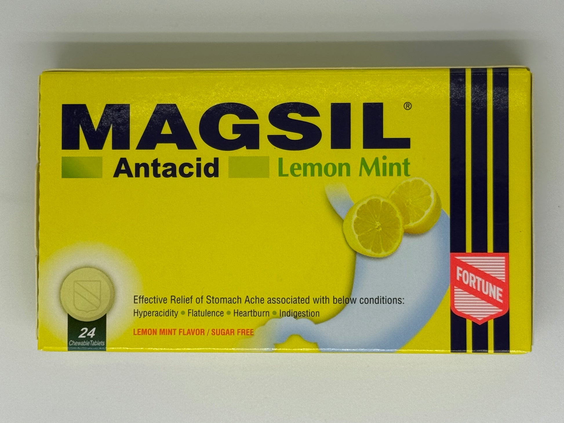 幸福胃的素檸檬薄荷 (24粒) FORTUNE MAGSIL LEMON MINT (24'S)