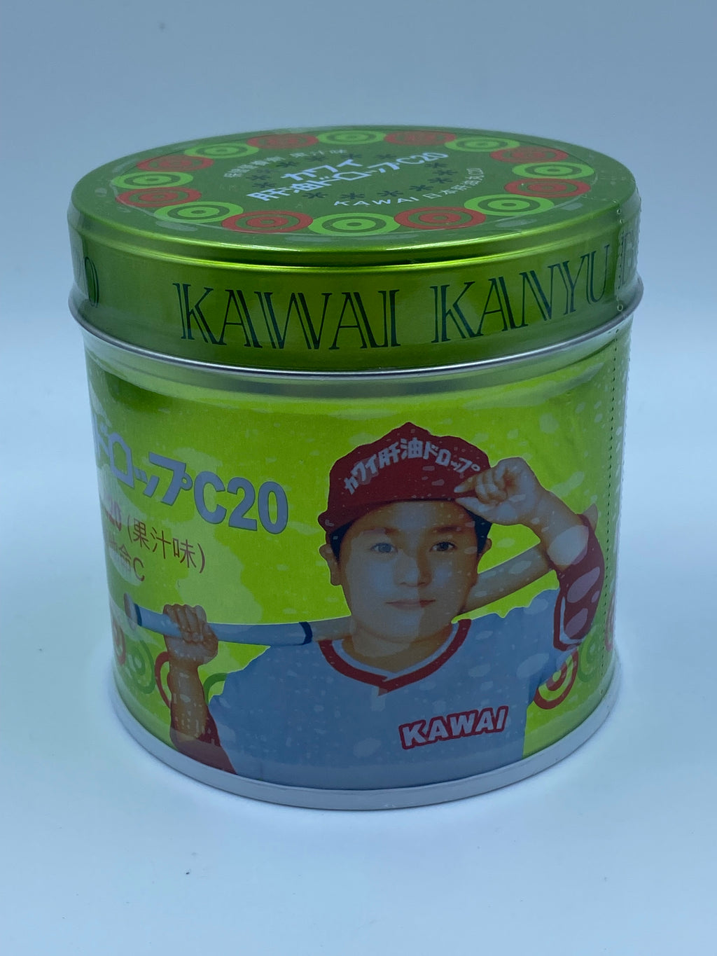 KAWAI 肝油丸 C20 (180粒) 綠鑵 KAWAI KANYU DROP C20 (180'S) 綠鑵