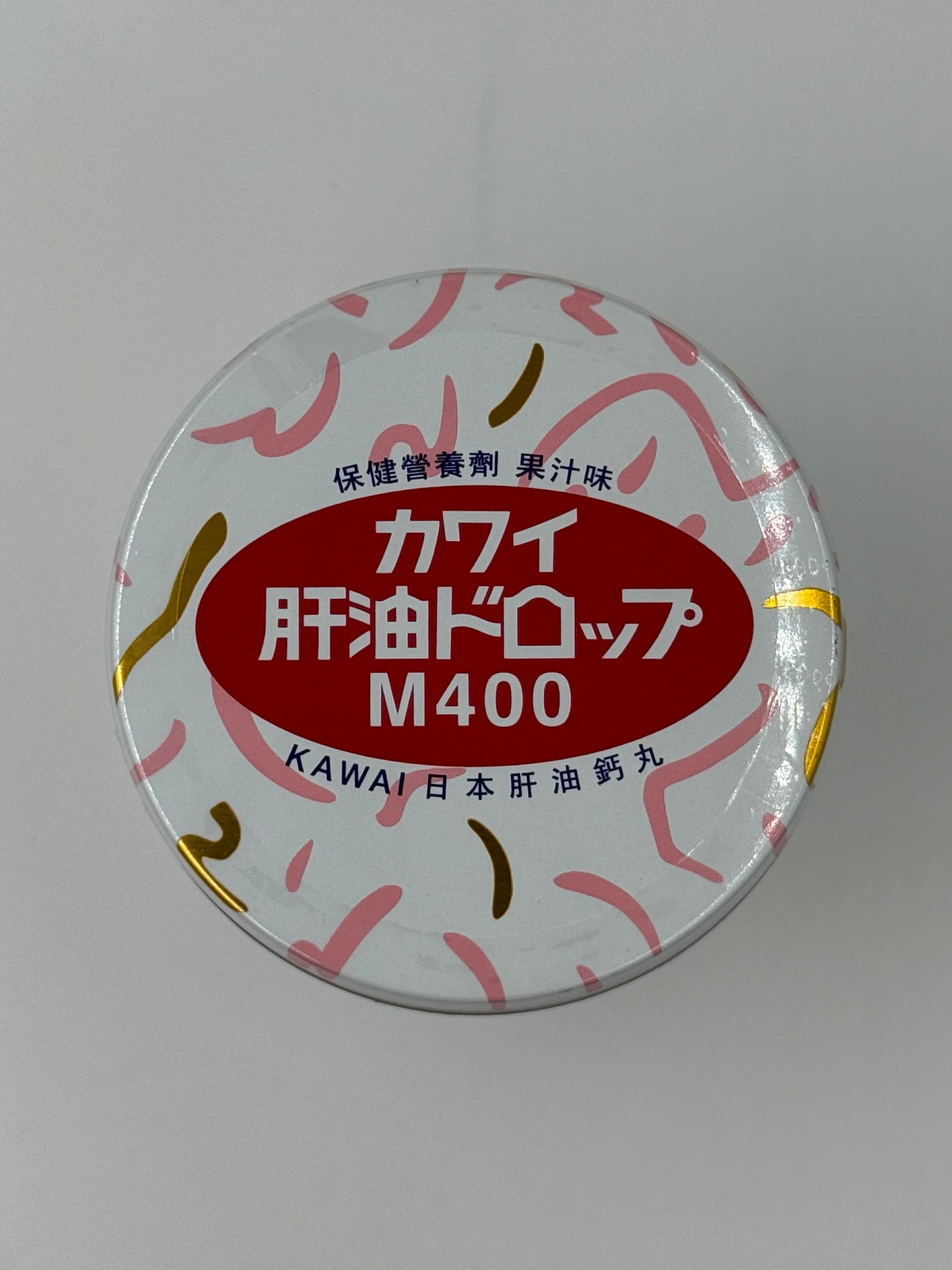 KAWAI 肝油鈣片 M400 (180粒) 白鑵 KAWAI KANYU DROP M400 (180'S) 白鑵