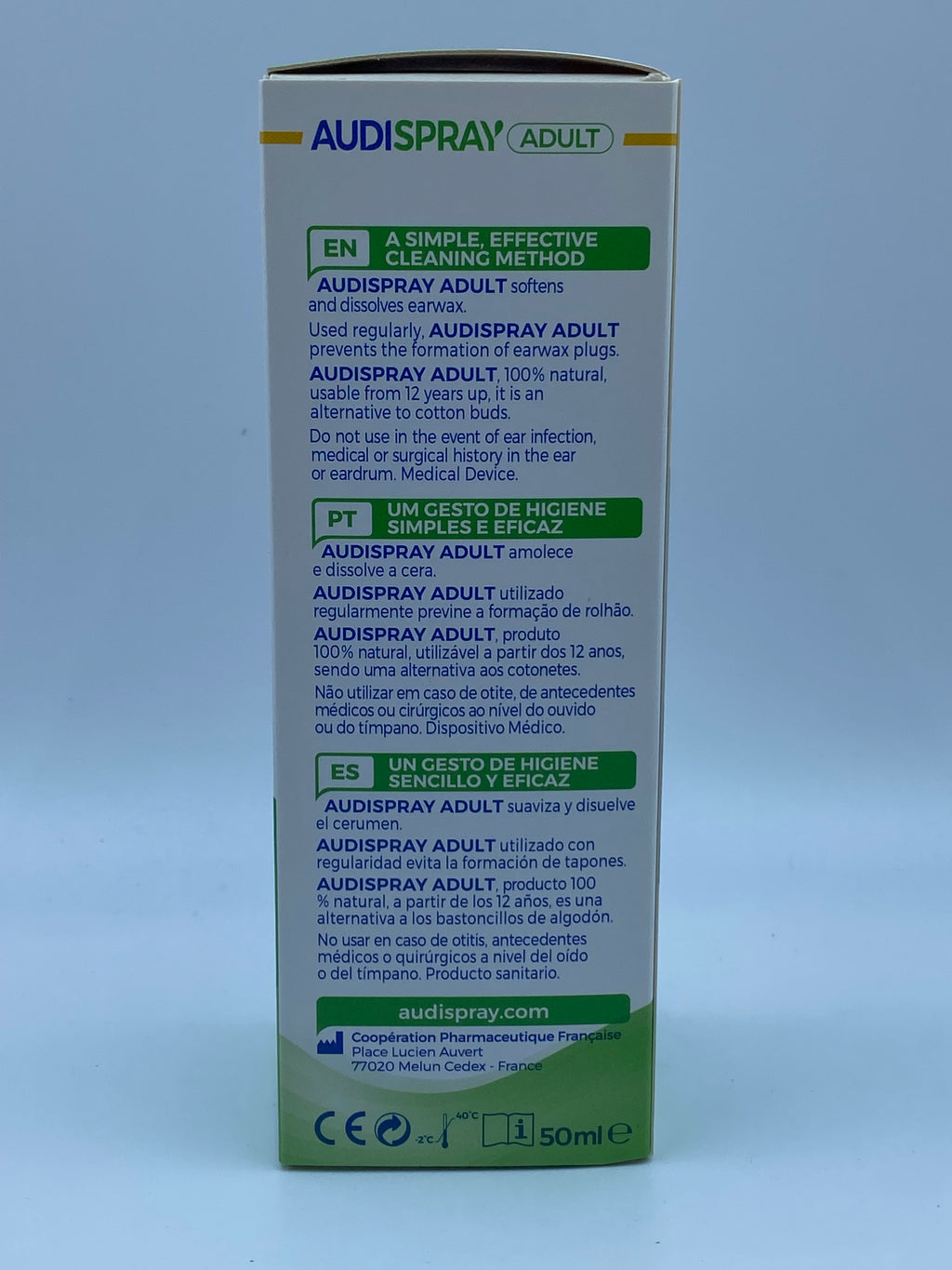 耳潔妥洗耳噴霧50ML AUDISPRAY ADULT 50ML