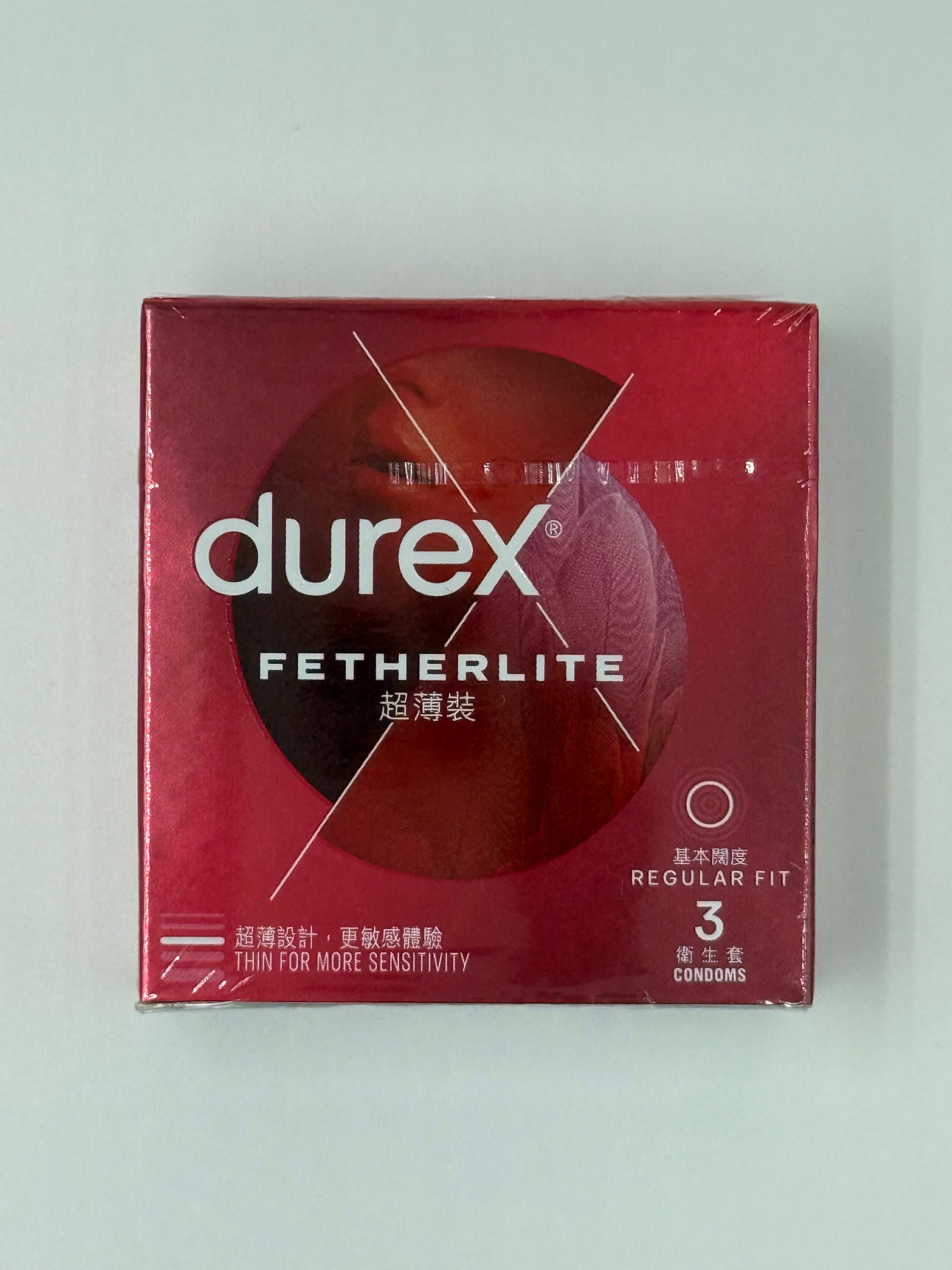 杜蕾斯超薄裝衛生套 (3個) DUREX FETHERLITE (3'S)