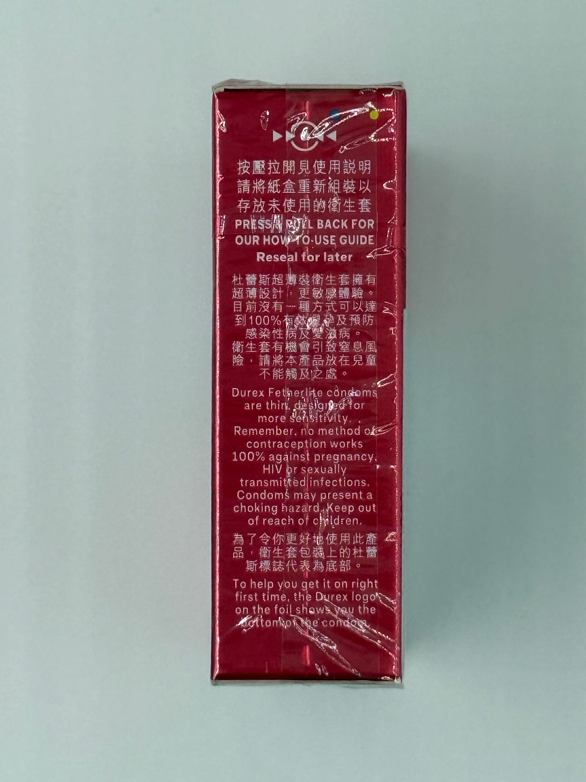 杜蕾斯超薄裝衛生套 (3個) DUREX FETHERLITE (3'S)