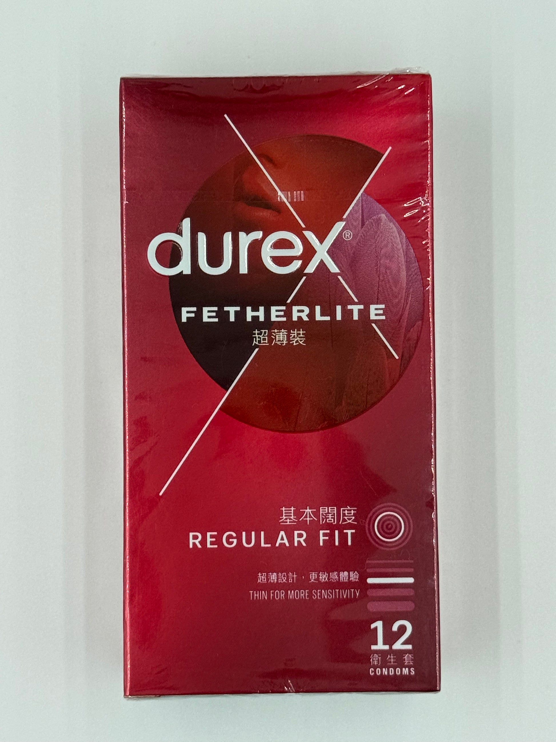 杜蕾斯超薄裝衛生套 (12個) DUREX FETHERLITE (12'S)