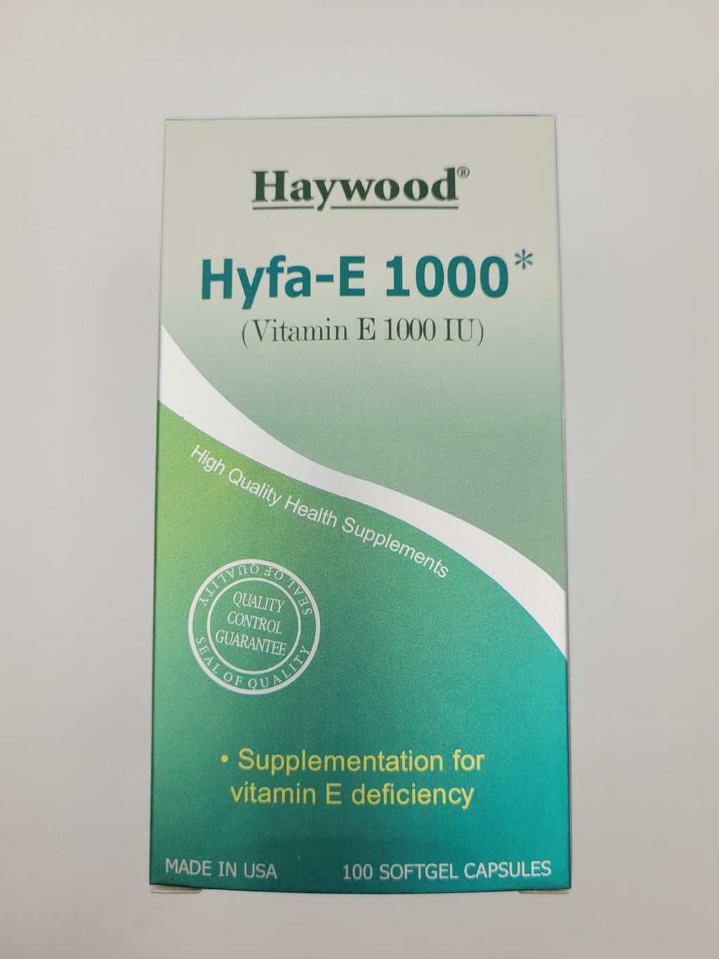 Haywood 維他命 E 1000 IU (100粒裝)
