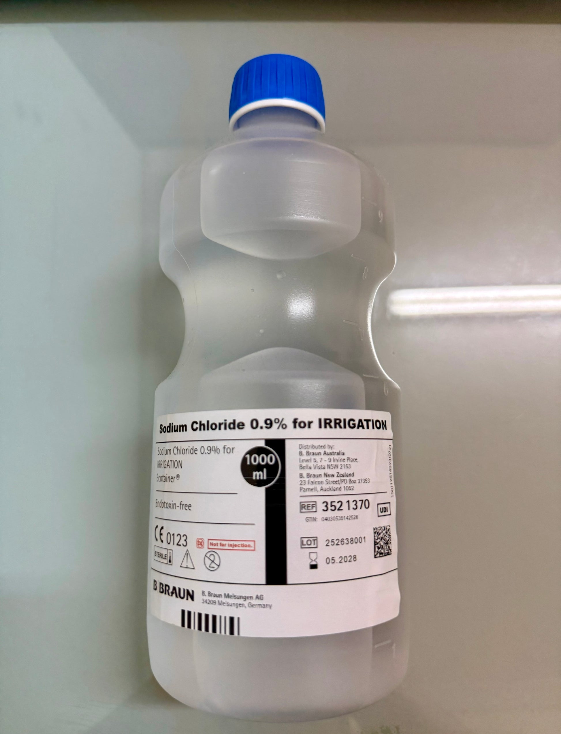 B. Braun 0.9% 無菌生理鹽水沖洗液 1000ml