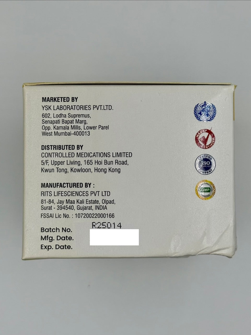YSK 電解質口服補液鹽沖劑4.2g (25包)